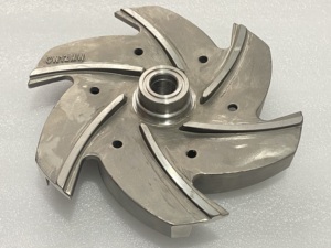 Прецизионная 5-осевая обработка с ЧПУ лезвий турбонагнетателя из титанового сплава оптимальная Аэродинамика компонентов турбины - Product Image 5