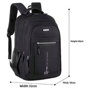 Promotion Custom Logo Large-Capacity Laptop <b>Backpack</b> for Men and Women High School <b>Student</b> School Bag for Junior High and Travel - Product Image 1