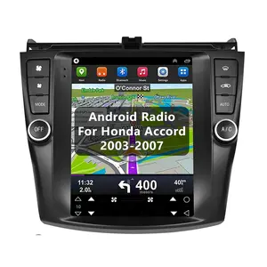 Audiosources 1+16g Vertical Android Car Video Fm Carplay Wifi Auto Radio For Honda Accord 2003-2007 Audio System Gps Navi 4g Ste
