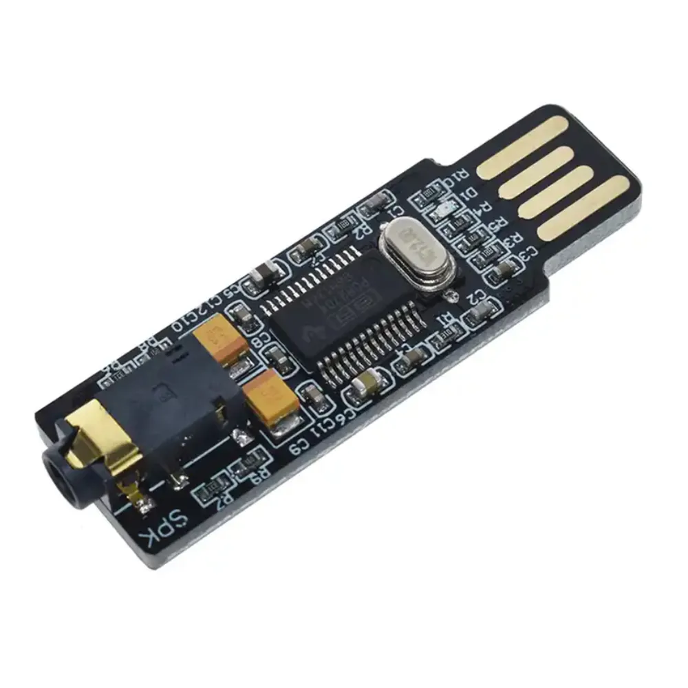 Roarkit Mini pcm2704 USB âm thanh Card âm thanh DAC Board giải mã ổ đĩa miễn phí cho PC máy tính xách tay