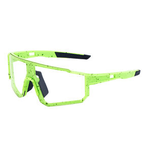 Lunettes de soleil sport photochromiques ZS-6802, monture PC blanche, UV400, coupe-vent, pour cyclisme et conduite en extérieur, protection solaire - Product Image 2