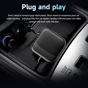 Boîte AI CarPlay intelligente, adaptateur multimédia vidéo Android Auto, prend en charge la carte TF, la navigation Bluetooth pour voiture d'origine - Product Image 4