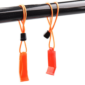 Silbato de rescate de emergencia fuerte silbato de chaleco salvavidas para deportes acuáticos <span class=keywords><strong>buceo</strong></span> senderismo Camping silbatos naranjas con cordón - Product Image 4