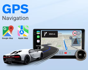 Écran intelligent Android MP5 10,1 pouces avec Carplay sans fil, navigation GPS universelle, double Carplay, TV, <span class=keywords><strong>radio</strong></span> RDS pour tableau de bord de voiture - Product Image 5