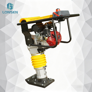 เครื่องตบดินแบบพกพา Lonsen HCR110B สำหรับงานก่อสร้างถนน ปรับความสูงการกระโดดได้ 45-75 มม. แรงกระแทก 15 กิโลนิวตัน เครื่องยนต์ 5.5-7 แรงม้า - Product Image 2