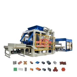 QT6-15 Máquina para fazer blocos de construção, pavimentação oca, blocos de cimento e areia interligados, preços de máquinas para tijolos