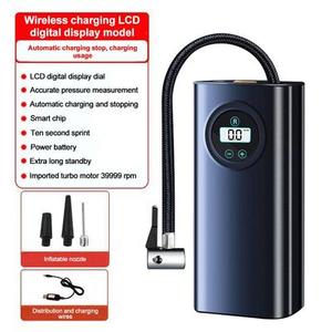 Gran oferta, 120W, pantalla Digital de potencia, bomba de aire portátil para coche, compresor de inflado de neumáticos, mejor <span class=keywords><strong>precio</strong></span>, máquina infladora de neumáticos Digital - Product Image 4