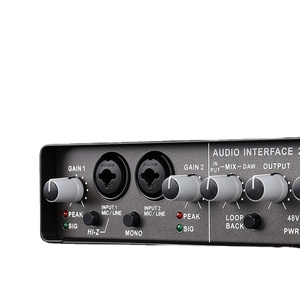 DAYMIC Professional Studio Aufnahme 2 Eingang 2 Ausgang USB <span class=keywords><strong>Audio</strong></span> Interface Soundkarte <span class=keywords><strong>Audio</strong></span> Interface Mixer - Product Image 1