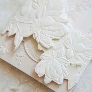 Tarjetas de Invitación de Boda con Logotipo en Relieve Impresas en Papel de Algodón de 600g Personalizadas, Tarjetas de Agradecimiento Empresariales con Impresión Tipográfica - Product Image 5