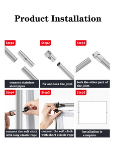 Difusor Modificador de luz de pantalla translúcida de 2x2,5 M, marco de mariposa, Scrim, difusión, estudio de fotografía, uso de foto y vídeo - Product Image 5
