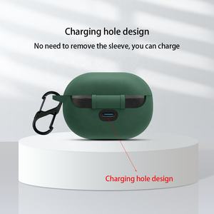 Funda protectora de silicona para airpods, auriculares inalámbricos a prueba de agua y polvo para <span class=keywords><strong>Soundpeats</strong></span> <span class=keywords><strong>Free2</strong></span> Classic - Product Image 5