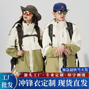 เสื้อแจ็คเก็ตกันลมสำหรับผู้หญิงแบบชั้นเดียว สำหรับใส่เดินป่ากลางแจ้ง รับสกรีนโลโก้ ชุดทีม ผลิตที่อู่ฮั่น - Product Image 5