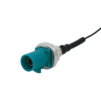 Câble d'antenne de voiture étanche FAKRA Water Blue Z Jack vers IPEX 1ère génération MHF1 Plug RF0.81 Coaxial Pigtail 50 Ohm DC-6GHz