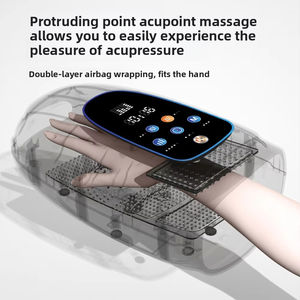 Mini airbag elettrico a pressione massaggiatore mani dito Plam a compressione a caldo strumento per massaggio Relax rilassare il dolore alla mano massaggiatore - Product Image 3