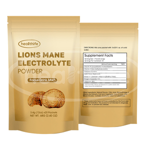 Nhãn hiệu riêng sư tử bờm nấm điện Sachets axit amin hydrat hóa chất điện giải uống gói bột - Product Image 2