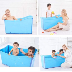 <span class=keywords><strong>Grande</strong></span> baignoire pliable en <span class=keywords><strong>plastique</strong></span> pour enfants, jumeaux et adultes - Product Image 6