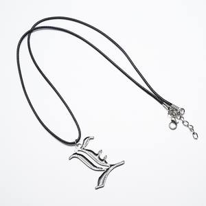 Anime Death Note collar letra L Yagami luz Ryuk colgante <span class=keywords><strong>Halloween</strong></span> hombre mujer Cosplay Prop accesorios regalos - Product Image 3