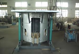 เครื่องหลอมโลหะแบบเหนี่ยวนำ1ton 50กก. 100กก. เครื่องหลอมเหล็กหล่อเอียงเตาหลอมเหล็กอุตสาหกรรม - Product Image 6