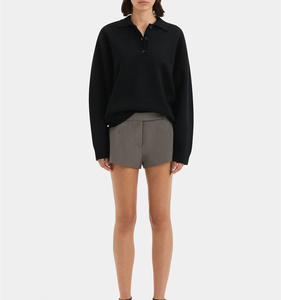 Personnalisé en gros de haute qualité luxueux 100% laine <span class=keywords><strong>mérinos</strong></span> automne femmes <span class=keywords><strong>pull</strong></span> en tricot mode décontracté femmes <span class=keywords><strong>pull</strong></span> - Product Image 2