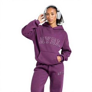 Custom Wears Winter Embroidered <b>Zip</b>-<b>Up</b> Hoodies Women Men Couples Fleece Solid Regular Fit 100% Organic Cotton 300g Breathable - Product Image 1