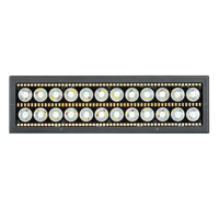Matrice de pixels à 8+16+36 segments, lumière stroboscopique RGB 3-en-1, idéale pour les KTV, bars, salles de banquet et événements DJ.