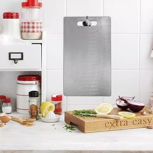 <span class=keywords><strong>Tabla</strong></span> de <span class=keywords><strong>Cortar</strong></span> de Titanio Puro 100% Resistente a los Arañazos de Grado Alimenticio, Doble Cara, para Cocina - Product Image 5