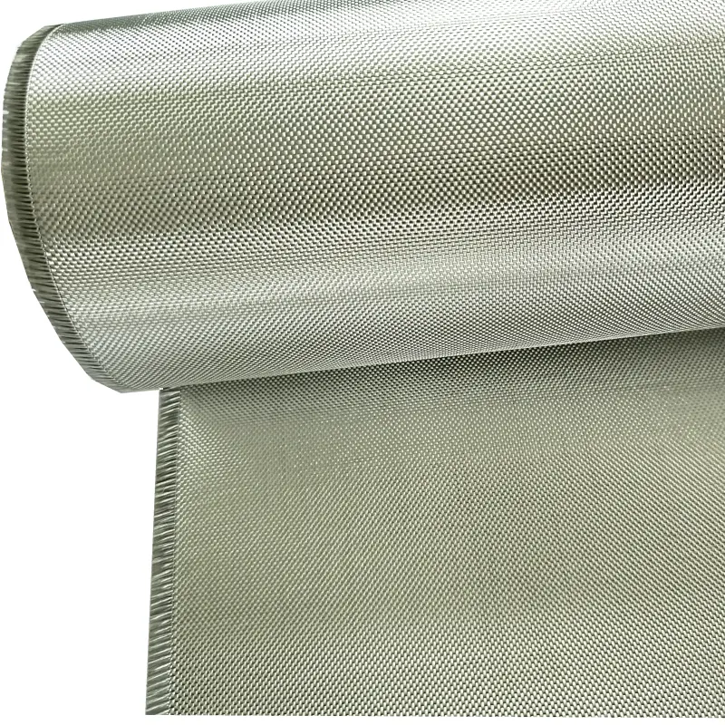 Renkli galvanik kumaş 3k 280gsm düz örgü gümüş yansıtıcı kumaş cam gümüş elyaf kumaş bez