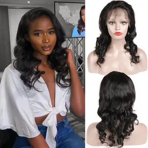 Front Wigs Virgin Human Hair Lace Frontal Spiral Curl Wig Pre Plucked with Baby Hair Transparent Brazilian Ocean Wave Lace Long