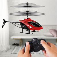 Mini RC Helikopter Şarj Edilebilir RC Düşmeye Dayanıklı Uzaktan Kumandalı Helikopter Çocuklar İçin Açık Hava Oyunu Başlangıç Seviyesi Plastik Elektrikli