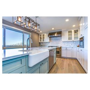 Phật sơn nhà máy chất lượng cao phong cách hiện đại tủ bếp với đảo - Product Image 3