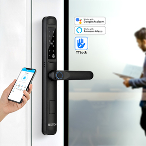 Tediton Ttlock Nouvelle Arrivée Serrure de Porte Intelligente <span class=keywords><strong>Smartkey</strong></span> Poignée de Porte Électronique Étanche Serrure de Porte Extérieure - Product Image 1