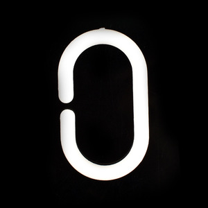 <b>Curtain</b> <b>Hook</b> Plastic U Shape White Convenient For Shower <b>Curtain</b> Bathroom Accessories - Product Image 3