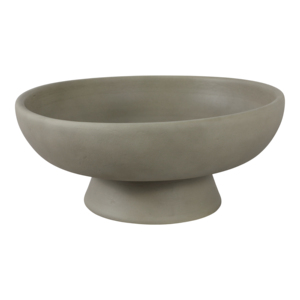 Moderna Ciotola in Terracotta su Piedistallo per Tavolino da Caffè, Centrotavola Decorativo, Elegante Decorazione da Tavolo - Product Image 1