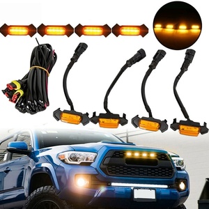 ไฟตัดหมอก LED DRL สีเหลืองอำพัน 12V 10W สำหรับกระจังหน้ารถยนต์ ไฟตกแต่งภายนอกรถยนต์ รุ่น Tacoma - Product Image 1