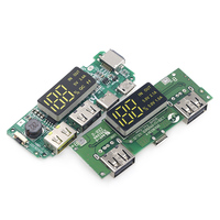 Module de Chargeur de Batterie au Lithium Double USB 5V 2,4A LED Micro/Type-C USB pour Power Bank Mobile, Circuit ICs 18650