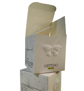 Caja de papel con logotipo en relieve de lujo de diseño personalizado, vela con acabado de lámina alta, ropa cosmética, regalos, almacenamiento de ropa interior, almacenamiento de joyas - Product Image 2