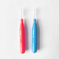 Consommables dentaires écologiques, brosses interdentaires avec poils en nylon et manche en plastique pour le nettoyage et l'entretien de l'hygiène bucco-dentaire