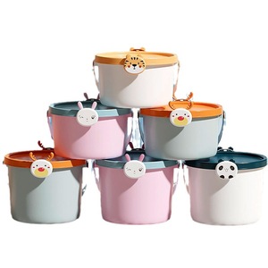 Nhựa cầm tay phim hoạt hình hộp lưu trữ tuyệt vời cho đồ ăn nhẹ khối xây dựng đồ chơi trẻ em lưu trữ-Lưu Niệm Quà Tặng xô - Product Image 5