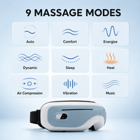 Masseur oculaire électrique tendance, recharge USB, compresse chaude, vibration, soulagement de la fatigue, appareil moderne de relaxation oculaire