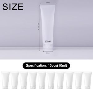 Emballage cosmétique en plastique à étiquette privée, tubes souples pour crème, lotion, tube souple pour exfoliant visage, nettoyant visage - Product Image 2