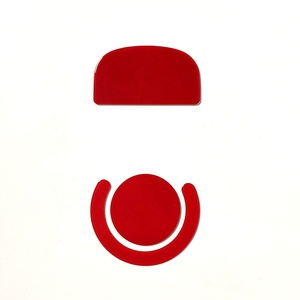 Pies de patines de ratón para <span class=keywords><strong>Logitech</strong></span> GPW 2 Gen G Pro X Patines de ratón de vidrio templado superligero Pies deslizantes con borde curvo - Product Image 3