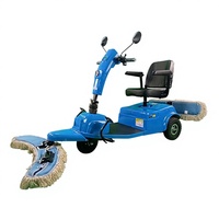 Nouveau chariot électrique à trois roues pour l'entretien des hôtels, balayeuse autoportée, scooter de nettoyage propulsé, garantie 1 an