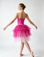 Robe de performance de ballet à bretelles spaghetti, jupe en tulle multicouche, costume de danse de scène pour filles et femmes, couleur personnalisée disponible