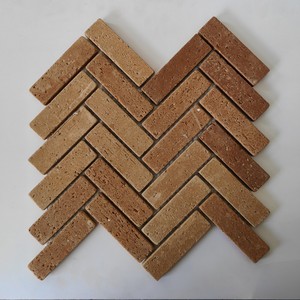Mosaico de Porcelana para Pared de Baño, Estilo Británico Moderno, Cerámica de Cuerpo Completo, Forma Irregular Única, Aspecto Natural de Piedra de <span class=keywords><strong>Cueva</strong></span> - Product Image 5