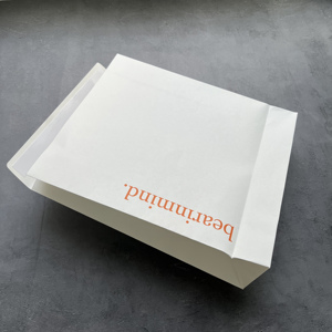 Custom Logo 180g Kraft Paper A4 Envelope Bag with Seal White Book Mailer Wrapping Paper Bags Reusable Shopping Grocery Bags - Product Image 6