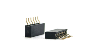 2.0mm Pitch Female header Connector Single Row Horizontal SMT H:4.3/W:2.4 U-type 1*6P - Product Image 4