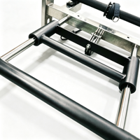 Rouleau d'entraînement pour avant-bras et poignets, à fixer sur rack de musculation, accessoire pour machine à câble, pour la force et la rééducation des poignets, accessoire de gym