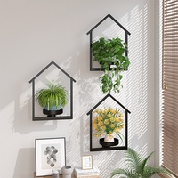 Étagère murale moderne et simple pour plantes vertes, support de présentation de fleurs, rangement pour plantes en pot, pour salon
