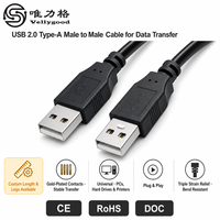 Câble de données USB Type A mâle-mâle avec charge rapide 5A, gaine TPE, pour écouteurs, coudé gauche/droite ou droit