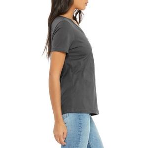 T-shirts en laine à carreaux pour femmes grande taille, vente chaude, été, impression premium, écologique - Product Image 3